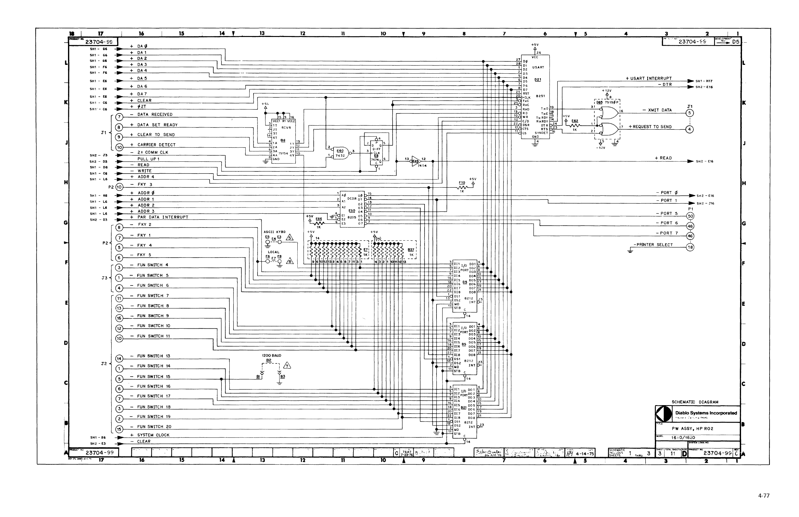 Xerox Printer Diablo-1610 1620 Maintenance Service Manual-6